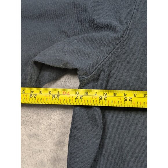 Carhartt Henley Shirt Mens Size 3XL Tall Blue Loose Fit Chore Rugged Tuff Work - Picture 4 of 10